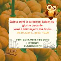 Święto Dyni w dziecięcej książnicy