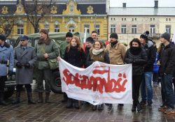 Żywa lekcja historii na pl. Kościuszki 