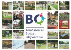 Na zdjęciu grafika Tomaszowskiego Budżetu Obywatelskiego z projektami zgłoszonymi do TBO